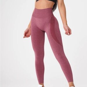 NVGTN Maroon Contour Leggings